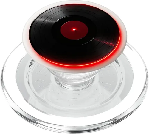 Miniatura 7 de Red Vinyl Record Player Vinyl Collector Retro Music Lover PopSockets PopWallet for MagSafe