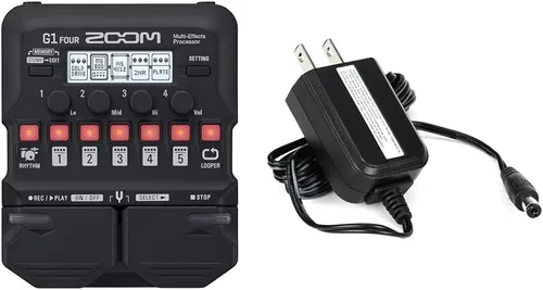 Miniatura 5 de Zoom G1 FOUR - Pedal de procesador multiefectos para guitarra, con más de 60 efectos integrados, modelado de amplificador, bucle, sección de ritmo