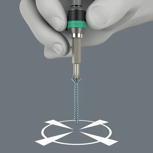 Miniatura 6 de Wera - 5052503001 Herramientas 4013288098016 Portabrocas Rapidaptor 889/4/1-1/4x75mm, MULTI