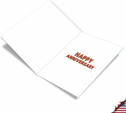 Miniatura 2 de The Best Card Company - Tarjeta jumbo del 10º aniversario con sobre (8.5 x 11 pulgadas) - Felicitaciones grandes por 10 años de matrimonio - Gran