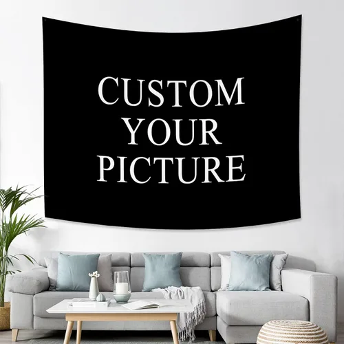 Miniatura 17 de Canessioa Tapiz personalizado para cargar imágenes personalizadas, tapiz personalizado, pancarta, logotipo, diseño de texto, tapiz para colgar