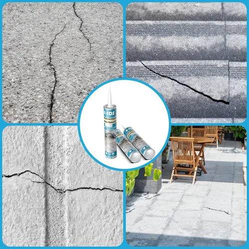Miniatura 2 de E-SDS Llenador y sellador de grietas de concreto autonivelante, sellador adhesivo de poliuretano para construcción, sellador flexible para grietas