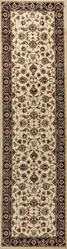 Miniatura 3 de Well Woven Barclay Collection Sarouk - Alfombra de pasillo color marfil de 2 x 7 pies, para pasillos, cocinas y entradas