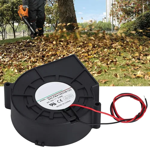 Miniatura 5 de Ventilador doble del ventilador Turbo del rodamiento de bolitas de 12V 2.4A, mini ventilador de enfriamiento sin escobillas para dispositivos