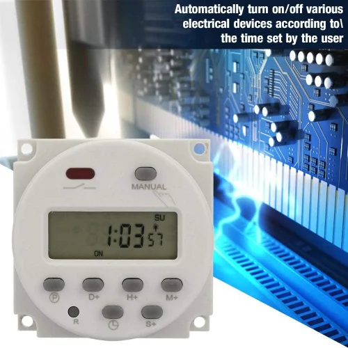 Miniatura 7 de Temporizadores Programable Digital Displayed Temporizador Interruptor para Controlador Electrónico (5V DC)