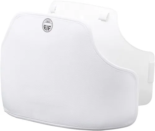 Miniatura 11 de LEONARK Protectores de pecho deportivos con certificado FIE, protectores de pecho ajustables de doble capa para fútbol, rugby, voleibol, béisbol