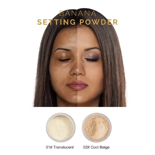 Miniatura 3 de PHOERA - Paquete de 2 polvos fijadores, aceite de control para iluminar la piel, cobertura de color para blanquear imperfecciones, maquillaje facial