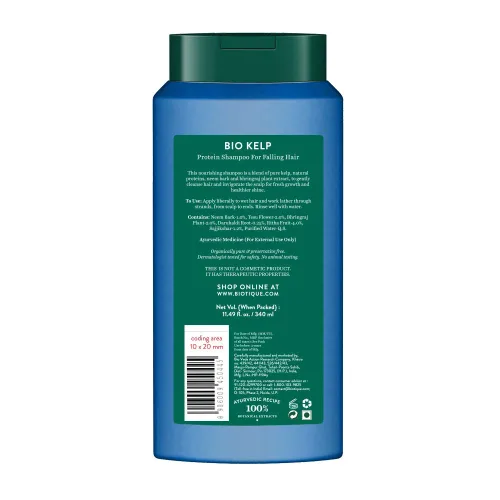 Miniatura 2 de Biotique Bio Kelp Protein Champú para cabello caído, 11.5 fl oz