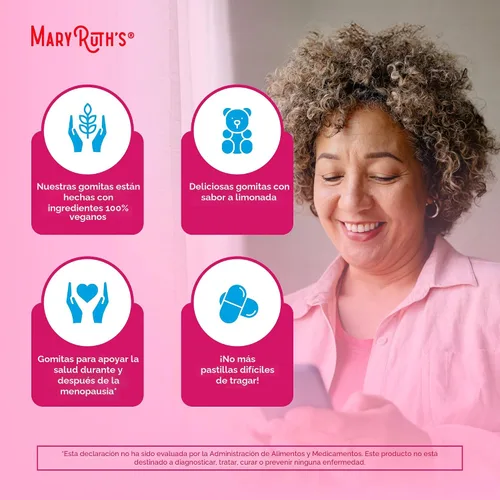 Miniatura 6 de MaryRuth's Multivitamínico para mujeres mayores de 40 años Sin azúcar Vitaminas veganas para mujer Apoyo inmunológico Multivitamínico diario