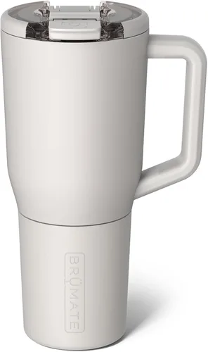 Miniatura 29 de BrüMate Müv – Taza de café térmica de 25 onzas, 100% a prueba de fugas, con asa y tapa, taza de café de acero inoxidable para viaje, taza de café