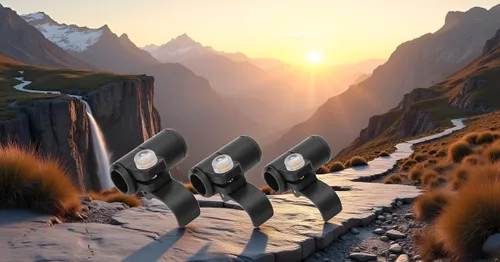 Miniatura 7 de Bastones de trekking, ajustable Flip Lock agarre de goma negro bastones de trekking bloqueo externo para senderismo mochilero bastones de trekking