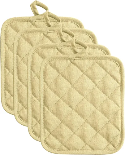 Miniatura 12 de American Linen Soportes para ollas, almohadillas calientes, almohadillas de mesa para cocina y mesa de comedor, antideslizante, resistente al calor