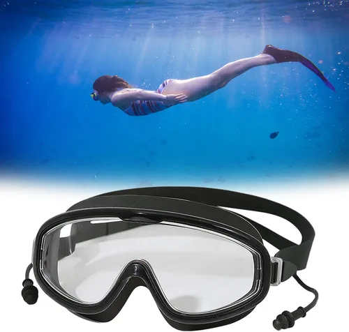 Miniatura 2 de Tablas de mano para niños, gafas de natación de marco grande, antivaho suministros de natación, gafas equipadas para hombres y mujeres