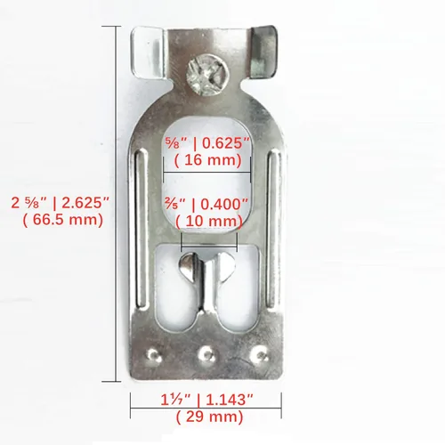 Miniatura 5 de Clip de seguridad para palets de lágrima, taquilla universal para Steel King, Bulldog, SpaceRak nuevo estilo sistema de estanterías y otras marcas