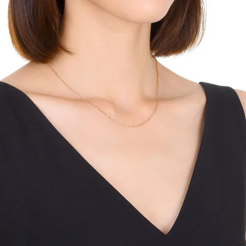 Miniatura 2 de CHOW SANG SANG Collar de cadena de cuerda de oro macizo de 18 quilates para mujer 03818N