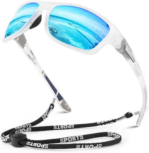 Miniatura 15 de WEAROYO - Gafas de sol polarizadas deportivas para hombres y mujeres, gafas de pesca y conducción rectangulares, protección UV400 Marco C
