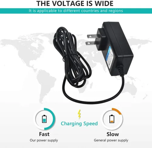 Miniatura 3 de Adaptador de CA a CC para Sylvania SDVD9020B SDVD9020 B SDVD9805-C SDVD9805-C SDVD9805 C SDVD9805C Reproductor de DVD portátil; Sylvania SDVD1256