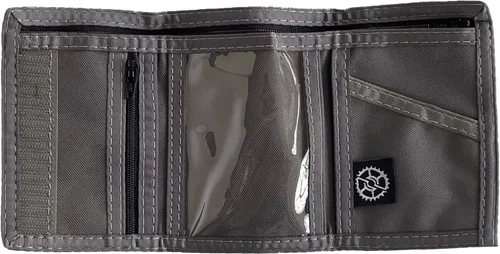 Miniatura 7 de Cartera triple de nailon con bolsillo para monedas, Granite, Billetera triple