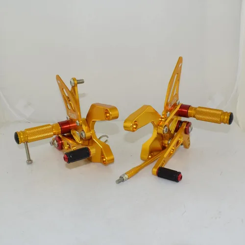 Miniatura 2 de ARASHI - Reposapiés ajustables para conductor de motocicleta, reposapiés, pedales, soporte de palanca de cambios para KAWASAKI Z 900 Z900 ZR900 2017