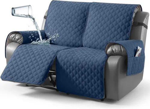 Miniatura 46 de TAOCOCO - Funda antideslizante para silla reclinable, funda para sofá, funda para silla reclinable pequeña con correas elásticas, protector