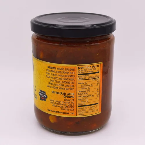Miniatura 2 de SANTA FE SEASONS Salsa de maíz asado y frijoles negros, 16 onzas