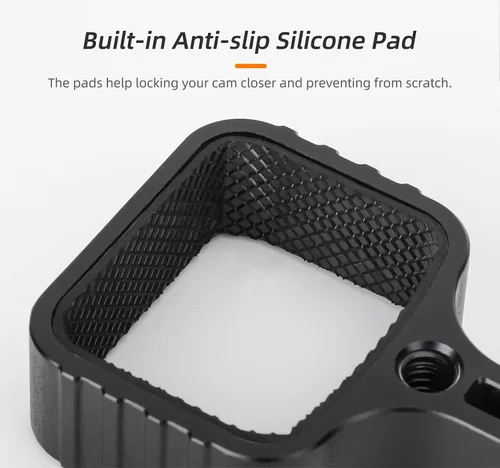 Miniatura 4 de Adaptador de expansión para DJI OSMO Pocket 3, adaptador de montaje de metal Cabeza de cardán Soporte de marco fijo para cámara, accesorios Negro