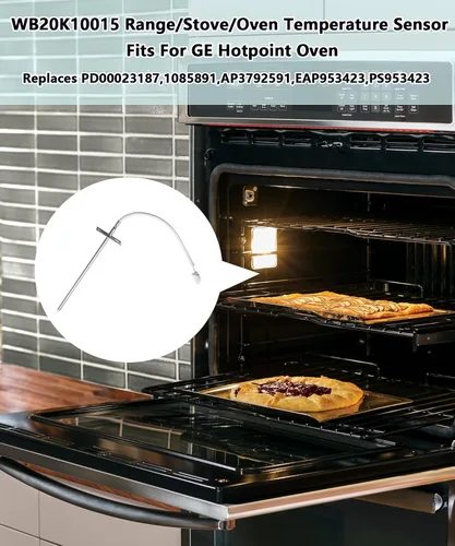 Miniatura 2 de WB20K10015 Sensor de temperatura de rango/estufa/horno para horno GE Hotpoint, reemplaza PD00023187,1085891,AP3792591,EAP953423,PS953423 ETC