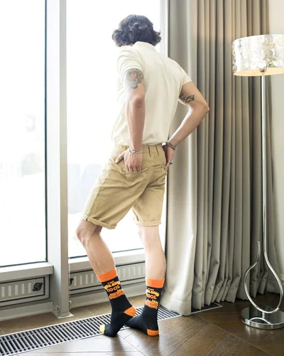 Miniatura 2 de socks n socks - 5 pares de calcetines de algodón coloridos de lujo para hombre caja de regalo Multi