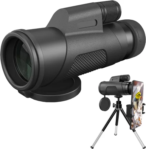 Miniatura 10 de Telescopio monocular portátil de 8 x 42 para adultos, monoculares compactos de alta potencia para observación de aves, senderismo, conciertos, viajes