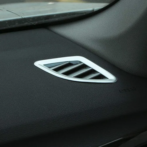 Miniatura 2 de YIWANG ABS cromo tablero aire acondicionado salida salida cubierta ajuste 2 piezas para BMW X1 F48 2016-2019, para BMW X2 F47 2018 2019 accesorios
