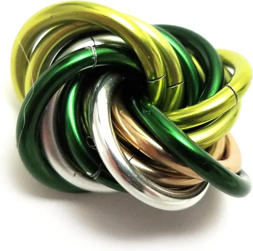 Möbii Fidget Ball (MultiColor): Herramienta de alivio del estrés, ansiedad y estimulación para ADHD, silenciosa para el hogar, viajes, oficina o