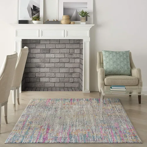 Miniatura 10 de Nourison Passion Abstract - Alfombra de 2 pies 2 pulgadas x 7 pies 6 pulgadas, fácil de limpiar, no se desprende, para dormitorio, sala de estar