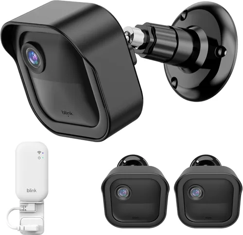 Gresur Soporte de Pared Completamente Nuevo para Cámara Blink para Blink Outdoor (4ª y 3ª Generación), Cubierta Protectora Resistente a la