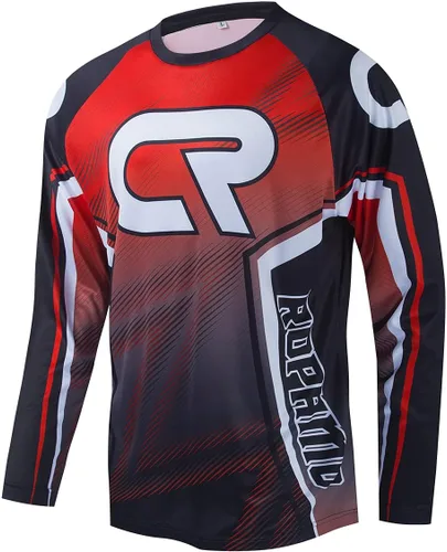 Coconut Ropamo Camiseta de ciclismo de montaña para hombre, manga larga, MTB Maillot de ciclismo BMX Downhill Motocross