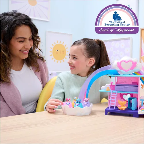 Miniatura 3 de Hatchimals Alive! Juego de vivero y guardería con 4 mini figuras en huevos autoeclosivos, 13 accesorios, juguetes para niños para niñas y niños a
