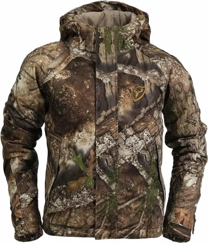 SCENTBLOCKER Blocker Outdoors - Chaqueta de caza de camuflaje con capucha aislada impermeable y transpirable para jóvenes