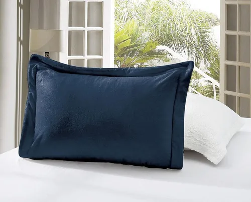 Miniatura 9 de Elegant Comfort Juego de edredón sherpa ultra afelpado de 3 piezas, color sólido y esponjoso, reverso sherpa, apto para todas las estaciones