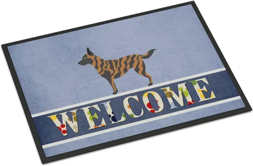 Miniatura 57 de Caroline's Treasures BB8321JMAT - Felpudo de bienvenida Berger Picard de 24 x 36 pulgadas, tapete azul para puerta delantera, para interiores