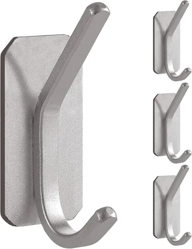 Miniatura 11 de Paoli Ganchos de pared adhesivos resistentes, 30 libras, carga máxima, ganchos impermeables para toallas de baño, abrigos, bolsas, sin taladros, sin