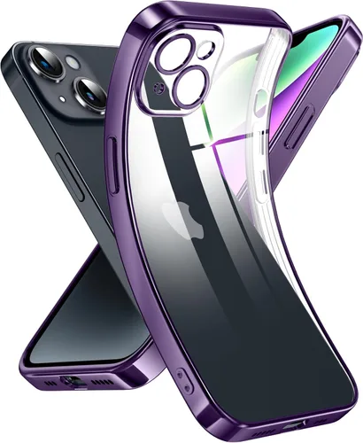 Miniatura 82 de Supdeal Funda transparente para iPhone 13 Pro, no amarillea, protección de cámara, probada en caídas de grado militar, transparente, a prueba