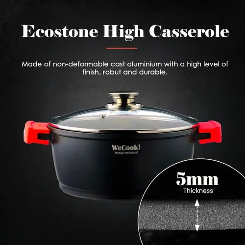 Miniatura 5 de WECOOK! Ecostone - Cacerola profunda de inducción