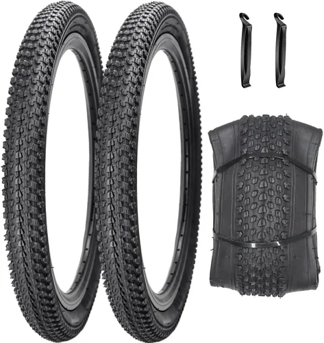 Miniatura 15 de Paquete de 2 neumáticos de bicicleta de 14/16"/18"/20"/26"x2.125" con o sin tubos interiores 14/16/18/20x1.75/1.95/2.125 AV 1.260 in válvulas