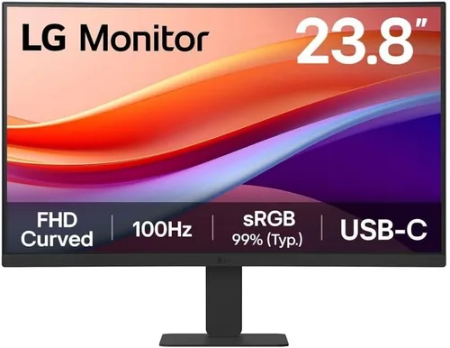 Miniatura 2 de LG 24U421A-B Pantalla de PC de escritorio de 24 pulgadas - Panel VA FHD Resolución (1920 x 1080), 5 ms 100Hz, HDR 10, sRGB 99% (CIE1931)