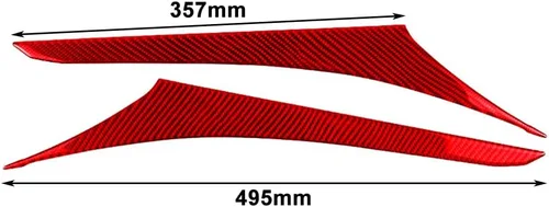 Miniatura 5 de Panel de cambio de engranajes interior de automóvil de fibra de carbono, ajuste lateral 2 piezas para Lexus IS300 IS350 IS250 IS200t 2013-2020