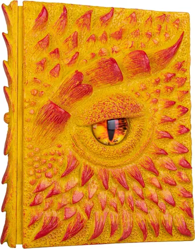 Miniatura 20 de Diario 3D en relieve de ojo de dragón en relieve, cuaderno grabado de resina, cuaderno Dnd para los amantes de los dragones, papel en blanco, bloc