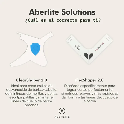 Miniatura 6 de Aberlite FlexShaper 2.0 - Moldeador de barba para hombres - Guía de cuello flexible y sin manos - Herramienta de recorte de barba - Kit