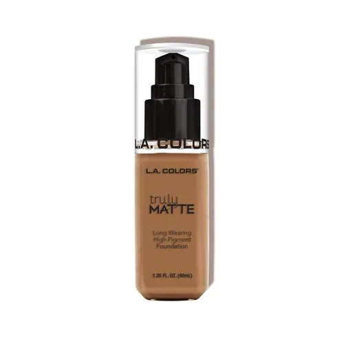 Miniatura 19 de L.A. Colors Base Mate Verdadera, Bronceado Profundo CLM361 (Paquete de 2)