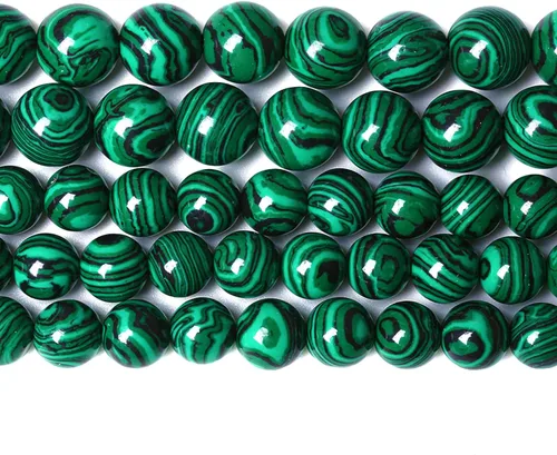Miniatura 18 de 12MM 31 piezas de cuentas de cloisonné verdes, cuentas sueltas redondas para hacer joyas, pulseras DIY