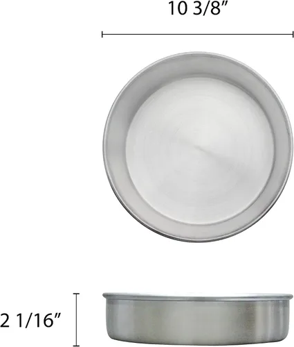 Miniatura 2 de Excellanté - Molde para tartas (10 x 2 pulgadas), aluminio, 0.035 in