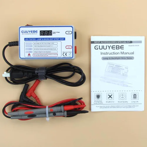 Miniatura 5 de Probador LED, probador de retroiluminación de TV para reparación de cuentas de lámpara, voltaje de salida de 0-300 V 30 mA para reemplazo de tiras